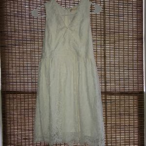 beautiful white lace dress